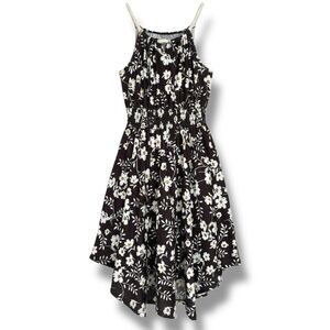 Social Academy Dress Clairo Rope Handkerchief Hem Floral Sundress | Girls’ Sz 10